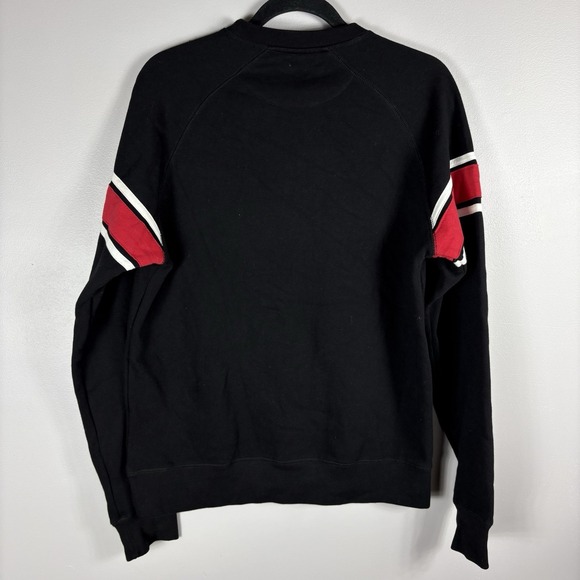 Staple Pigeon Unisex Adult Small Black Embroidered Patch Crew Neck Sweatshirt - Picture 2 of 6